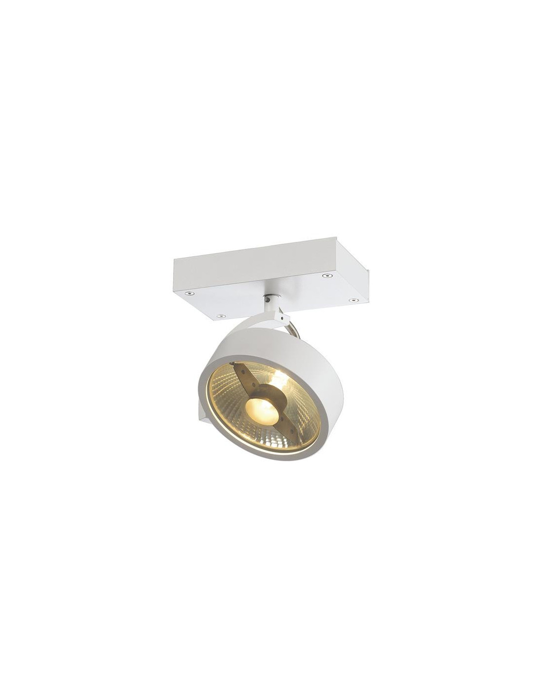 KALU 1 QPAR plafonnier, blanc mat. ES111, max. 75W