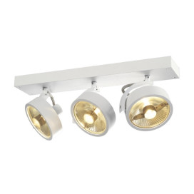 KALU 3 QPAR plafonnier, blanc mat. ES111, max. 3x75W