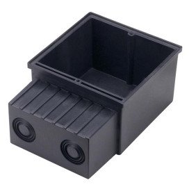 Boîte à encastrer pour Flat Frames plastique noir