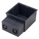 Boîte à encastrer pour Flat Frames plastique noir