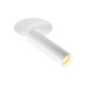 KARPO applique/plafonnier enc LED 7,5W 3000K alu/acier simple rozet plat blanc