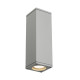 Theo Up-Down Out applique GU10 2x35W 230V gris argent