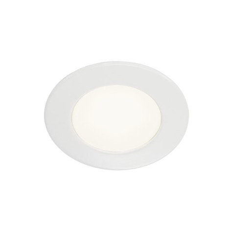 DL 126 spot encastré rond blanc Led 3W blanc chaud 12V