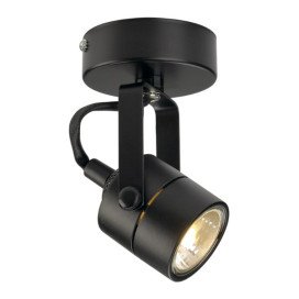 Spot 79 spot apparent 50W Gu10 230V orientable 350° 9,5x15cm noir
