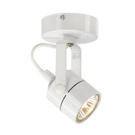 Spot 79 spot apparent 50W Gu10 230V orientable 350° 9,5x15cm blanc