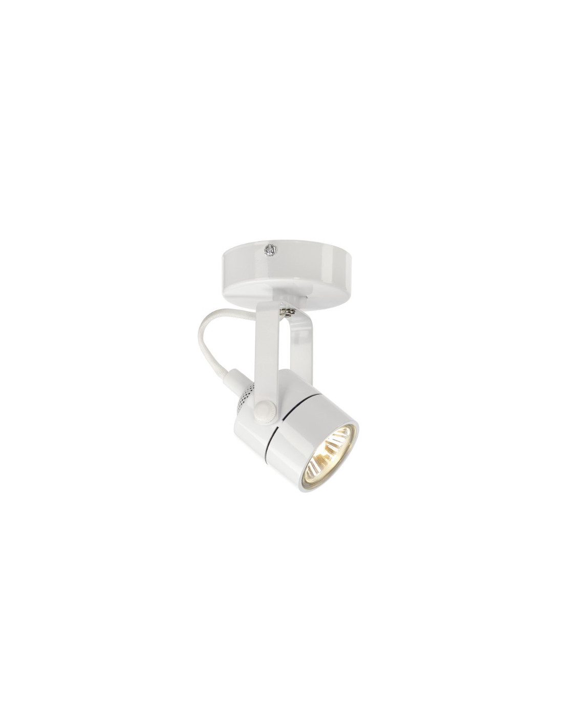 Spot 79 spot apparent 50W Gu10 230V orientable 350° 9,5x15cm blanc