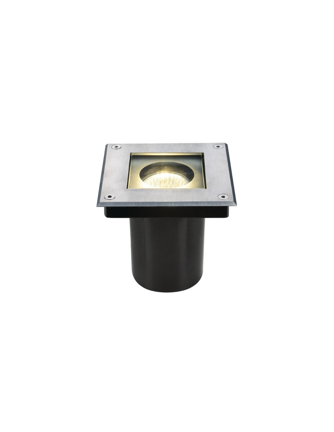 Dasar Square GU10 spot encastré sol 35W 230V IP67 couverture inox