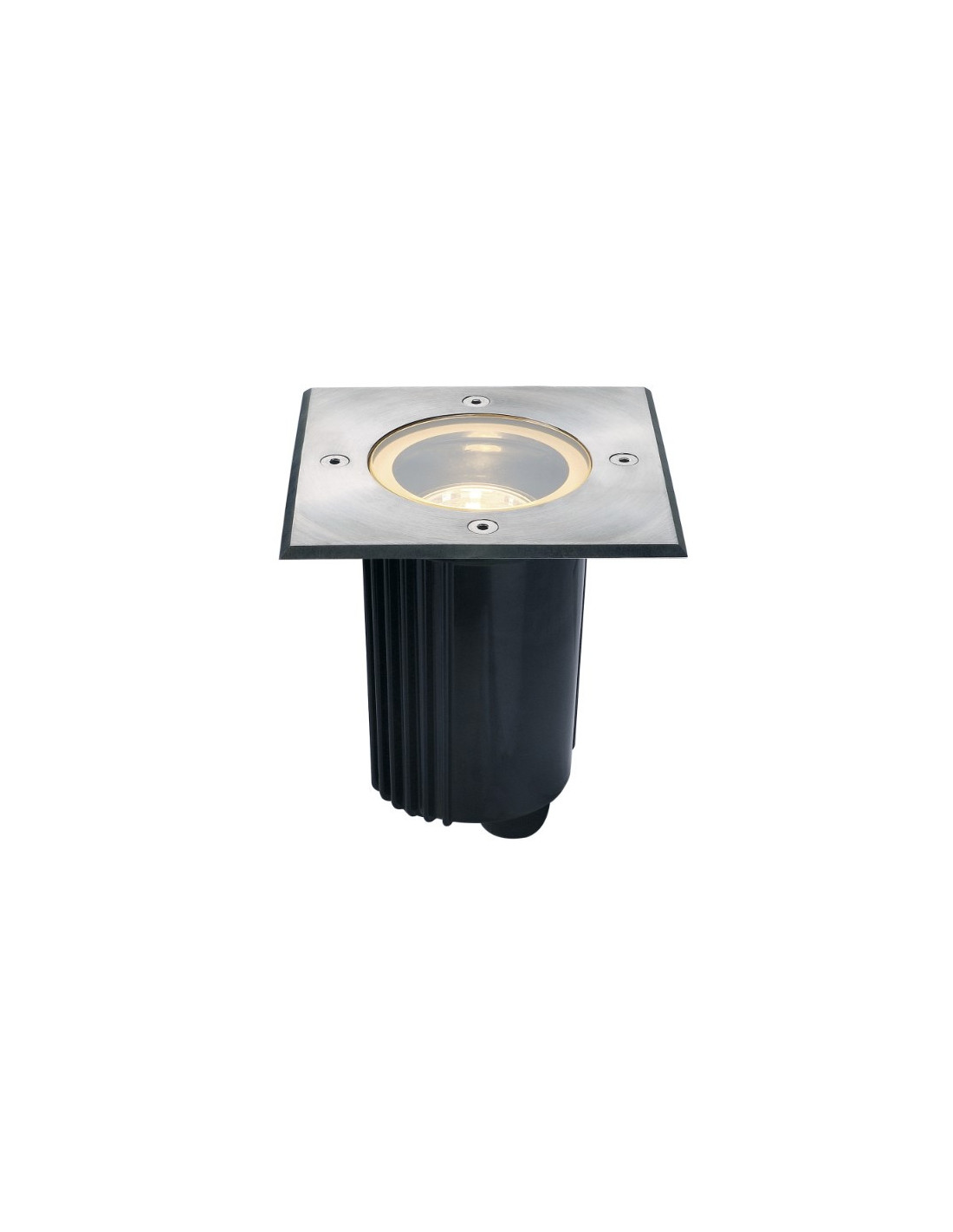 Spot encastré dans le sol outdoor DASAR 80 QPAR51 IP67 carré acier inox 316 35W