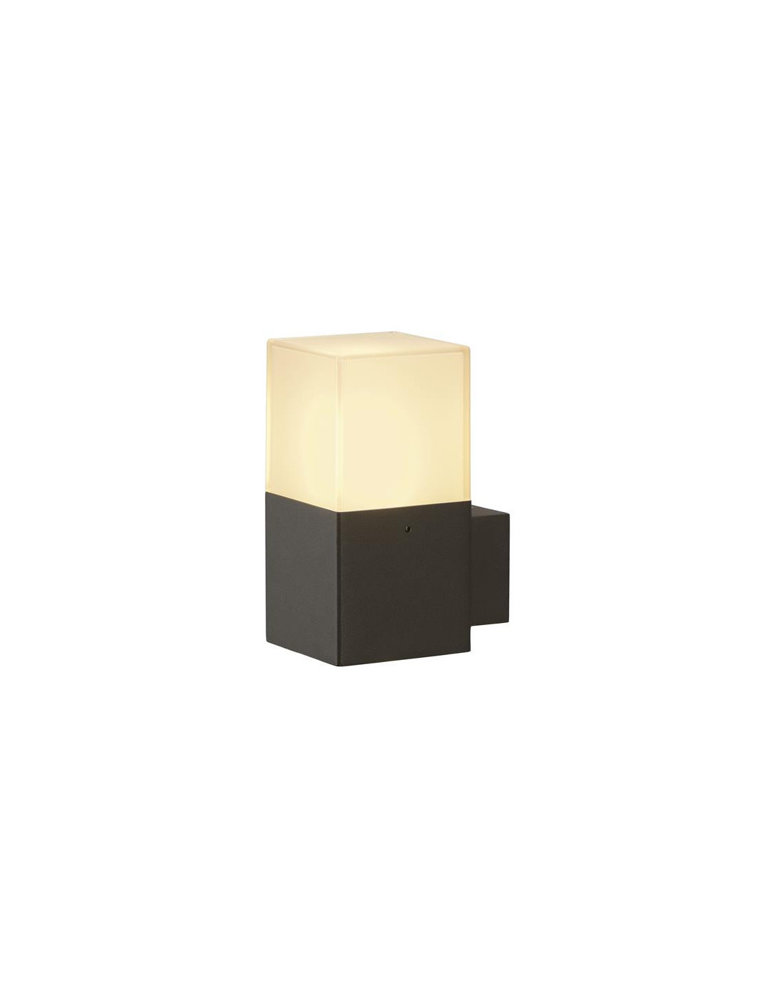 Grafit WL applique 1x11W E27 230V B8,5xH17xD11,5cm anthracite/blanc IP44