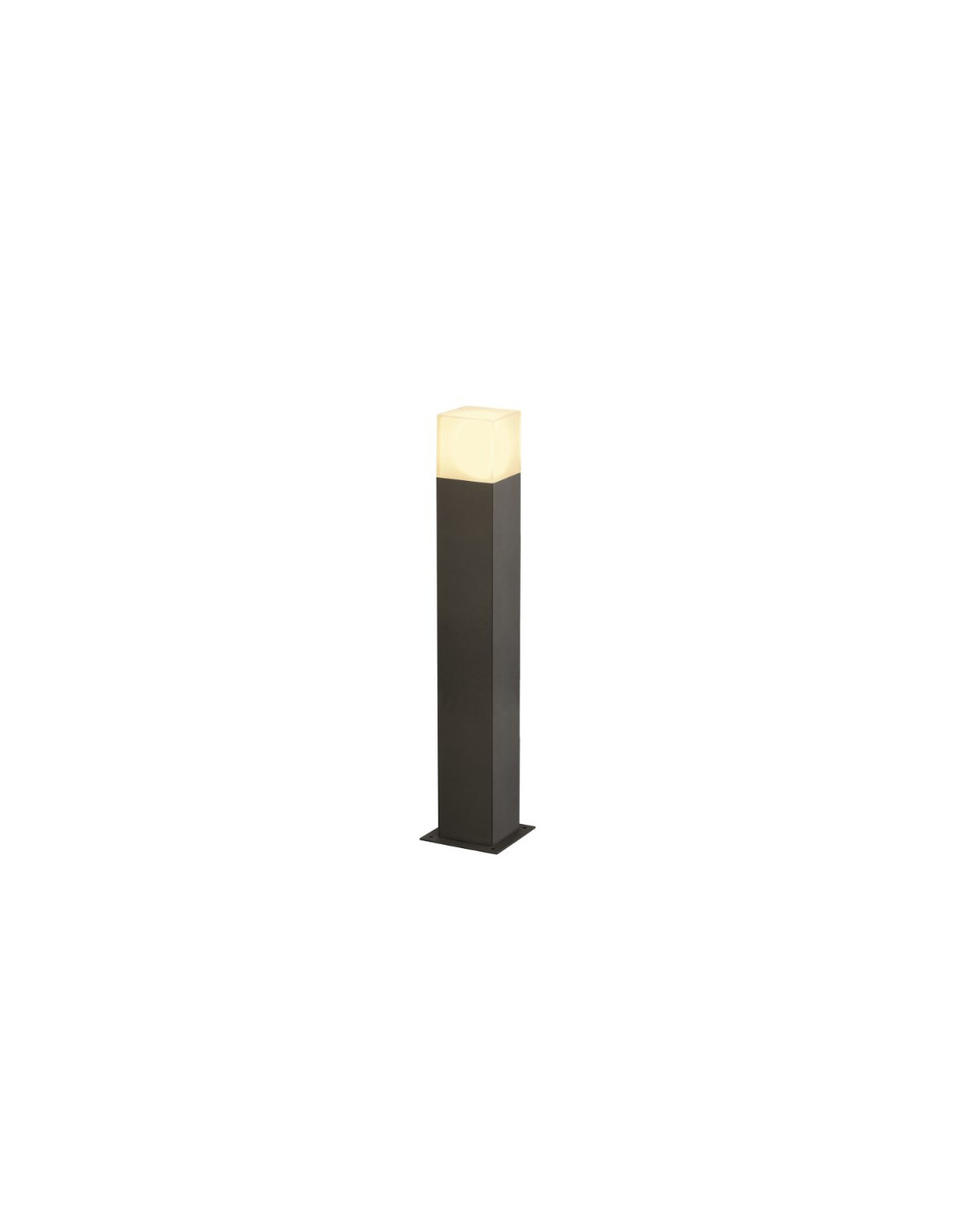 Grafit SL60 balise 11W E27 230V +boite de connexion H60cm anthracite/blanc IP44