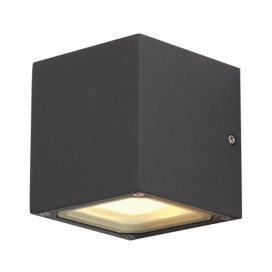 SITRA CUBE applique carré, anthracite, GX53, 2x 9W