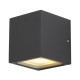 SITRA CUBE applique carré, anthracite, GX53, 2x 9W