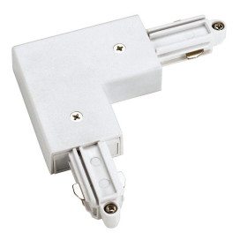 Connection coin pour 1-Fase HV-rail échouement extérieur blanc