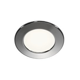DL 126 LED spot encastré rond LED 3W SMD 3000K 150lm CRI80 D6,5cm chrome