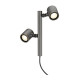 New Myra 2 2xGU10 max 4,5W oriëntable 340°/45° IP44 anthracite