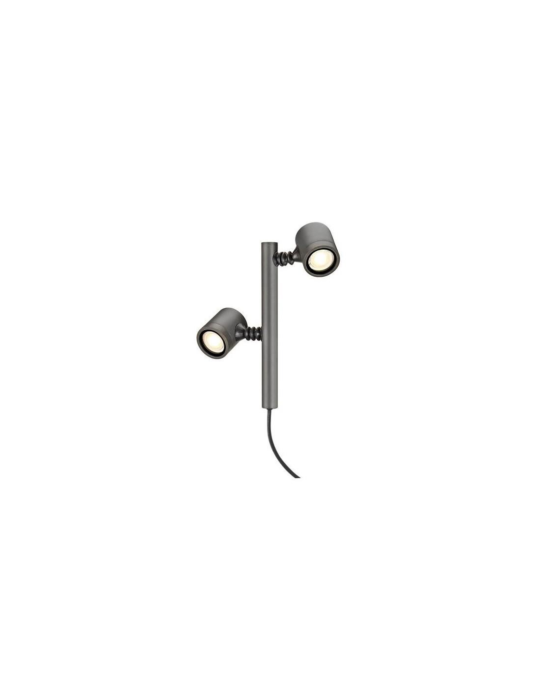 New Myra 2 2xGU10 max 4,5W oriëntable 340°/45° IP44 anthracite