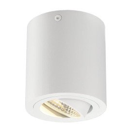 TRILEDO ROUND CL plafonnier, blanc mat, 6W, 38°, 3000K, incl. ressorts