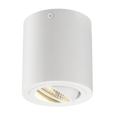 TRILEDO ROUND CL plafonnier, blanc mat, 6W, 38°, 3000K, incl. ressorts