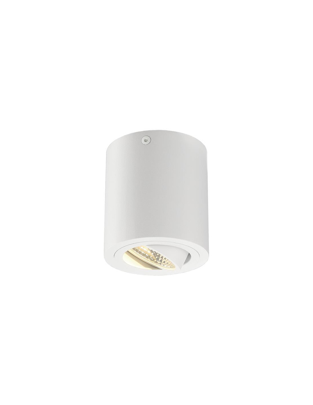 TRILEDO ROUND CL plafonnier, blanc mat, 6W, 38°, 3000K, incl. ressorts