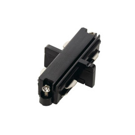 Connexion électrique pour rail 1-allumage 230V, noir