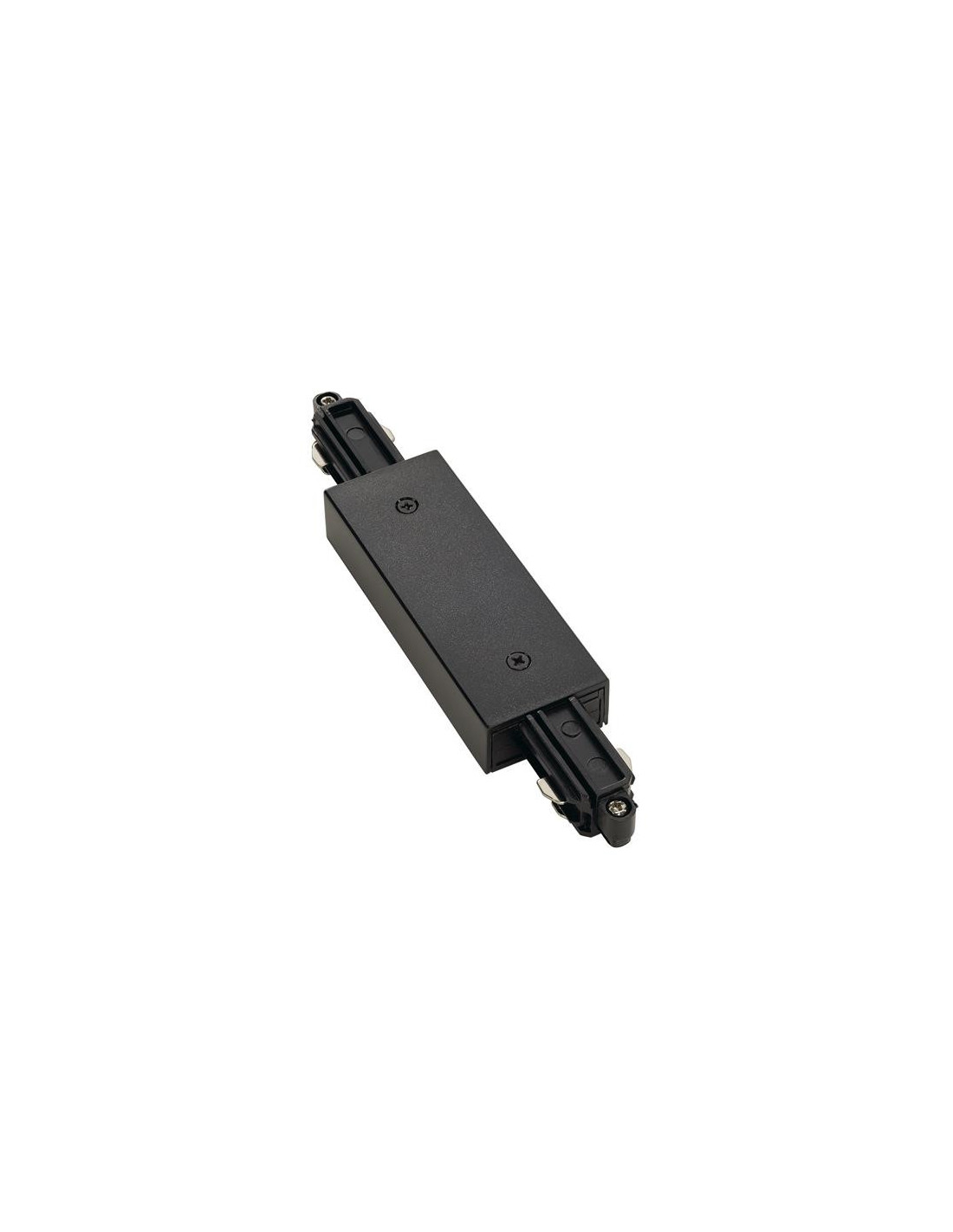 Connexion électrique pour rail 1-allumage 230V noir avec possibilité d'alimentat
