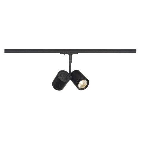 BIMA II, noir, 2x GU10, max. 50W, incl. adaptateur 1-allumage