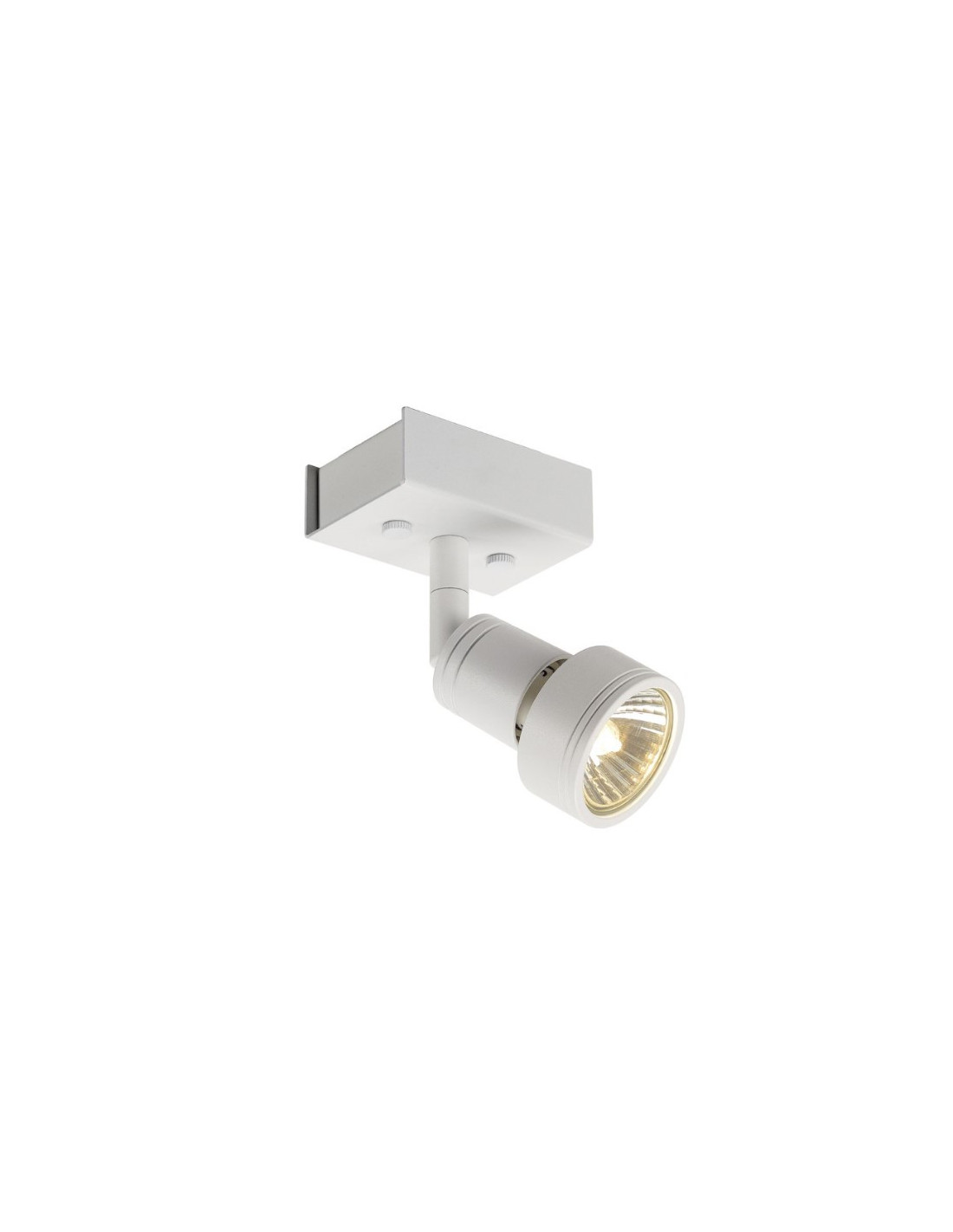 PURI 1 plafonnier, blanc mat, GU10, max. 50W, incl. anneau déco