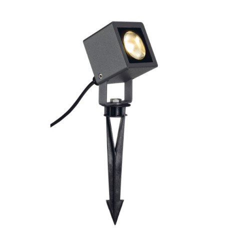 SMALL SQUARE LED spot light, carré, anthracite, 6W, 3000K