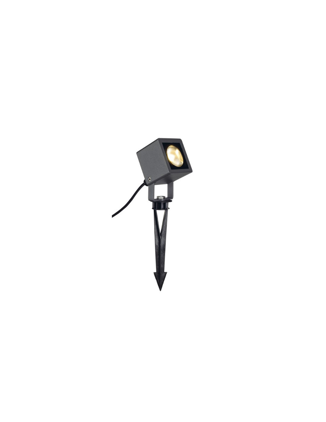 SMALL SQUARE LED spot light, carré, anthracite, 6W, 3000K