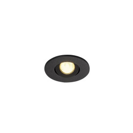KIT MINI TRIA LED 3W DL ROND encastré, noir mat, 30°, 3000K, +Driver et clips