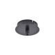 FITU Patère 1 suspension, Rond , noir, câbles incl.