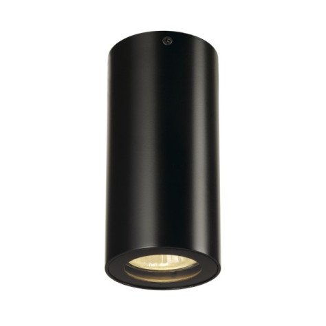 ENOLA_B plafonnier, CL-1, noir mat, GU10, max. 35W