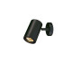 ENOLA-B Applique et plafonnier Single, noir mat, GU10, max.50W