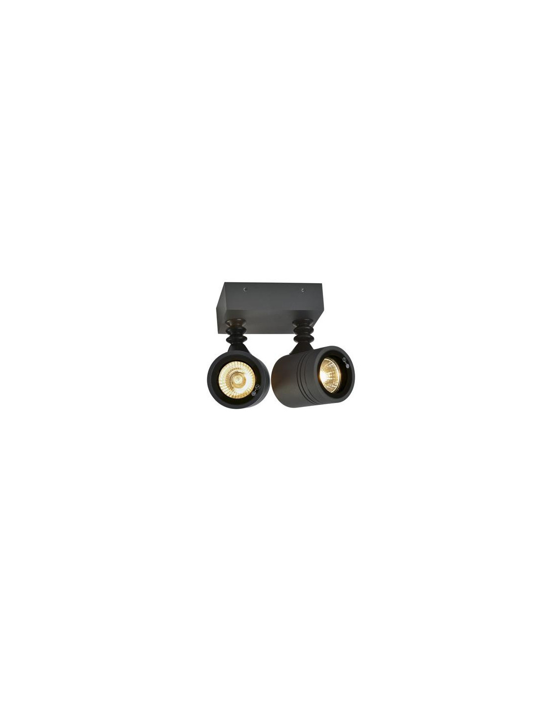 NEW MYRA WALL SPOT Applique, anthracite, 2xGU10, max. 2x50W, IP55
