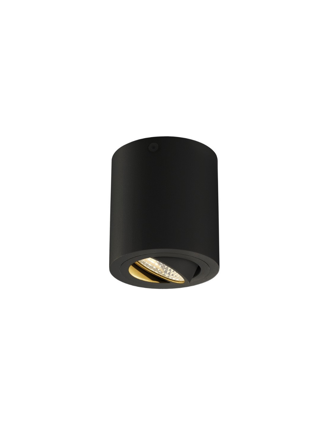 TRILEDO ROUND CL plafonnier apparent LED 6,2W 3000K 730lm 38°alu mat noir