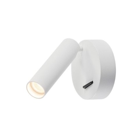 KARPO applique/plaf app LED 7,5W 3000K simple rond blanc incl. interrupteur