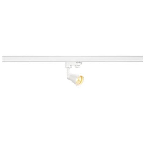 AVO railspot QPAR51/GU10 50W acier blanc incl. 3F.-adapteur