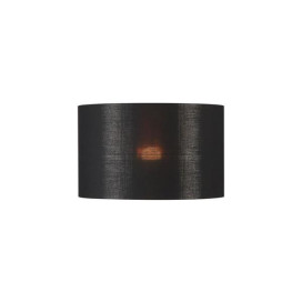 FENDA abat-jour rond Ø 45cm noir/cuivre textile