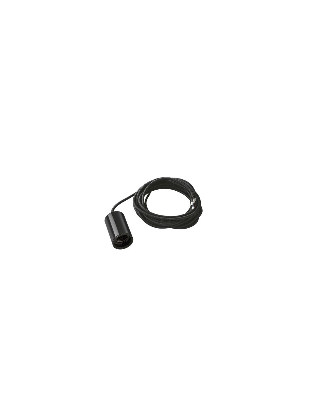 Fitu suspension E27 A60 230V 60W 5m noir