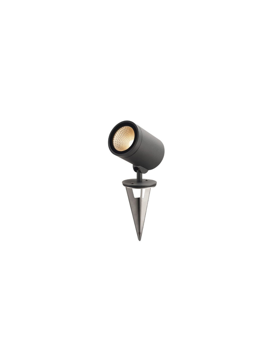 Helia spot sur sol LED 230V 15W 3000K 1400lm 50° 16,2x15x10cm IP55 anthracite