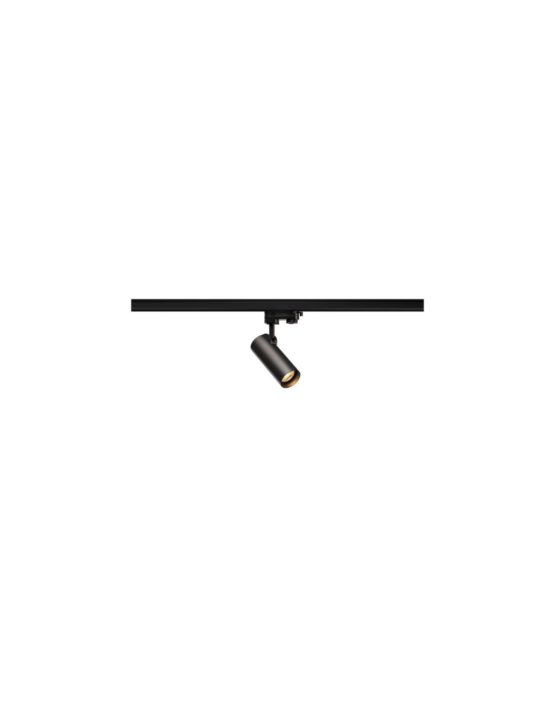 Helia 50 LED spot noir 11W 3000K 35° adaptat.rail 3 all. inclus