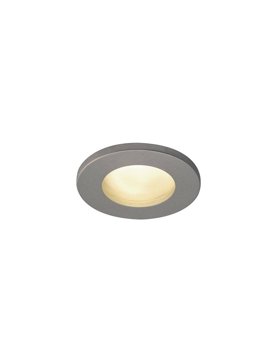 Dolix GU10 rond spot gris argent