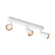 Applique/plafond indoor apparent Avo CW Triple QPAR51 blanc max. 50W