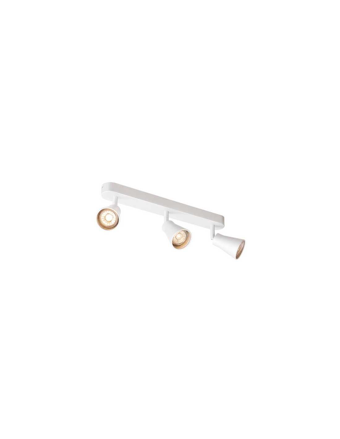 Applique/plafond indoor apparent Avo CW Triple QPAR51 blanc max. 50W