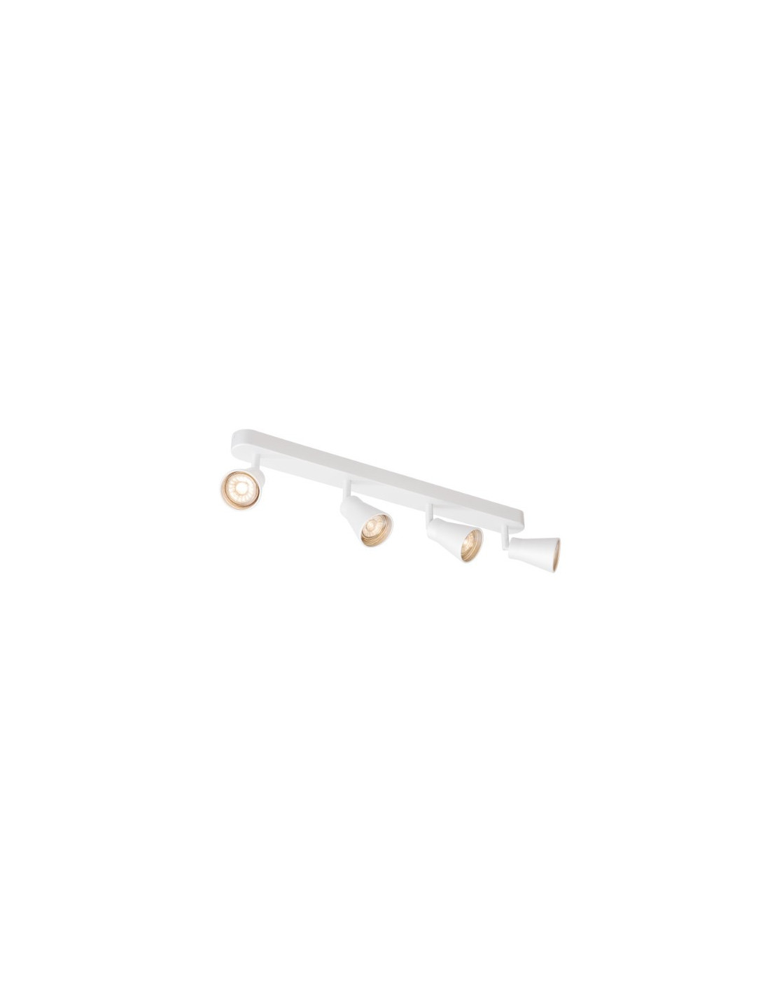 Applique/plafond indoor apparent Avo CW Quad QPAR51 blanc max. 50W