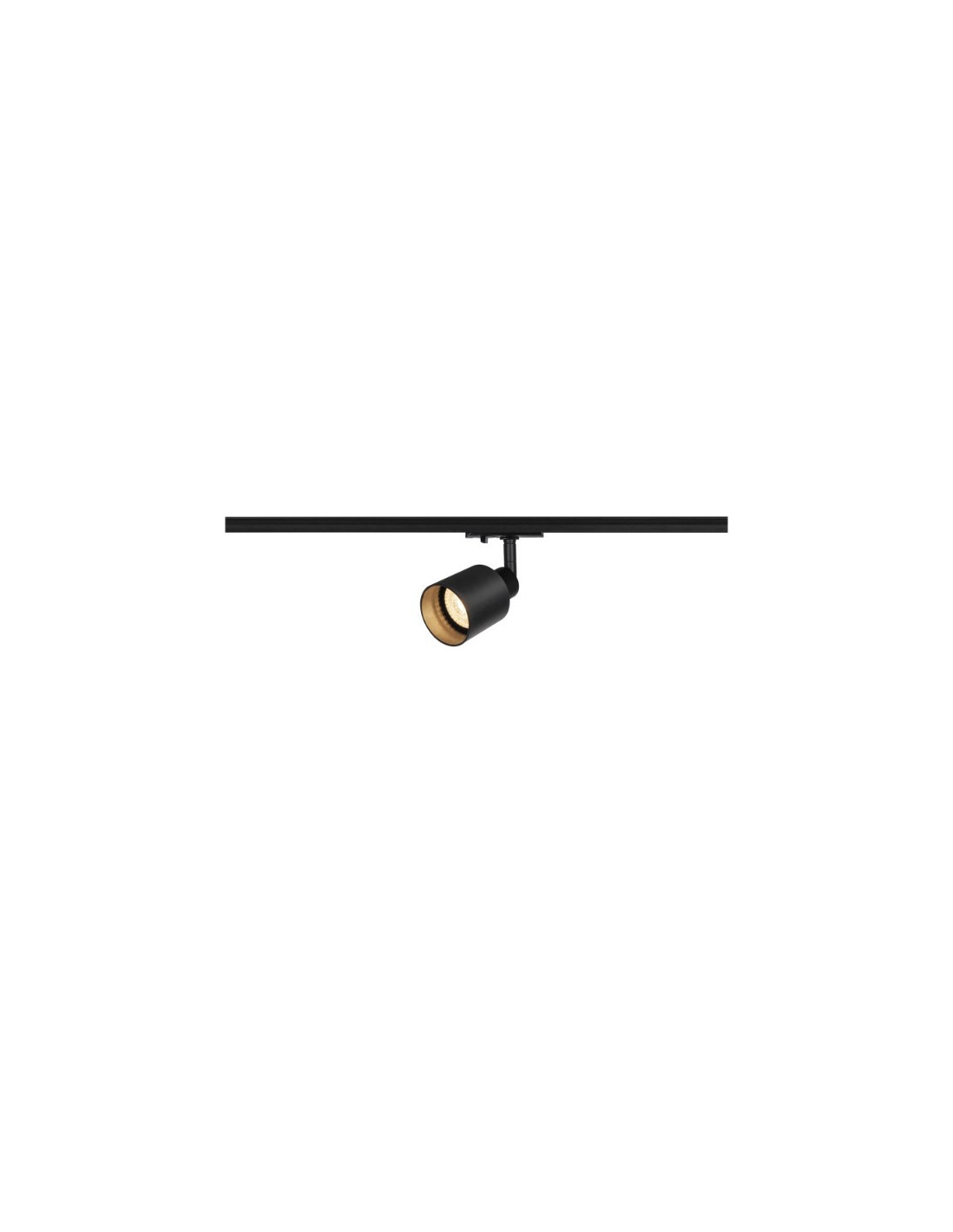 Puri track SPOT QPAR51 verre noir 50W incl. adaptateur monophasé