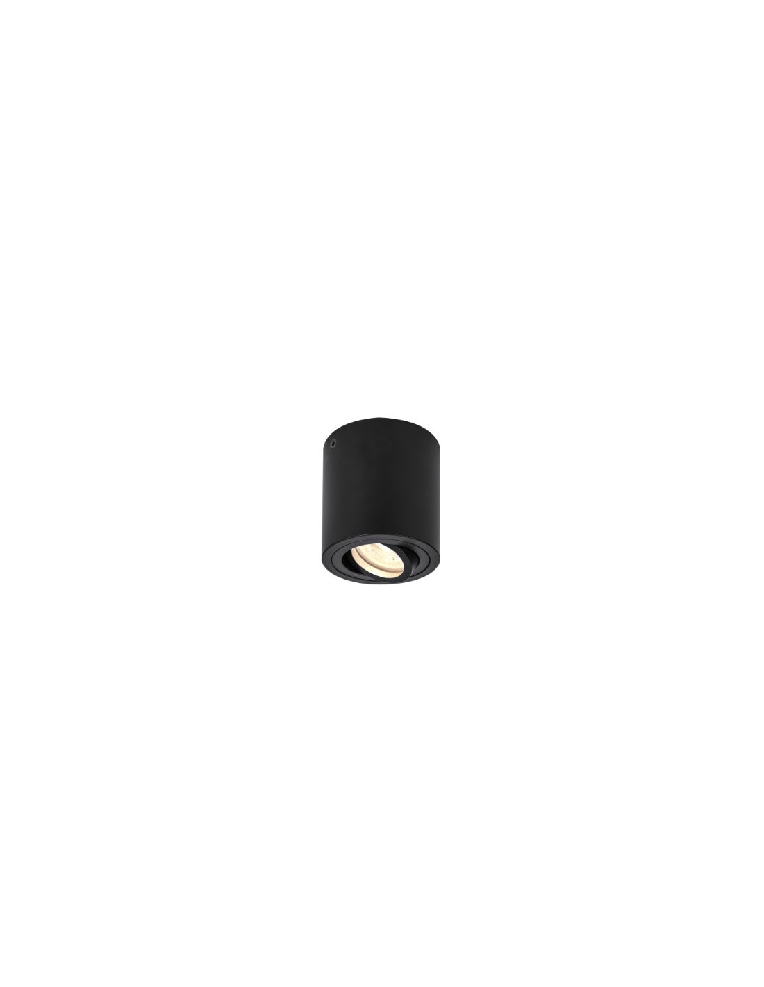 Plafonnier indoor apparent Triledo CL QPAR51 noir max. 10W