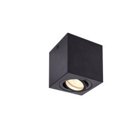 Plafonnier indoor apparent Triledo CL QPAR51 noir max. 10W