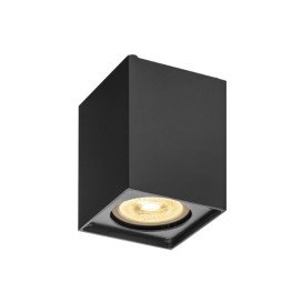 Applique/plafond indoor apparent Altra Dice CL QPAR51 noir