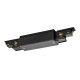 Raccord S-track DALI noir avec possibilité d'Alimentation